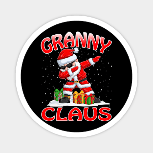 Granny Santa Claus Christmas Matching Costume Magnet